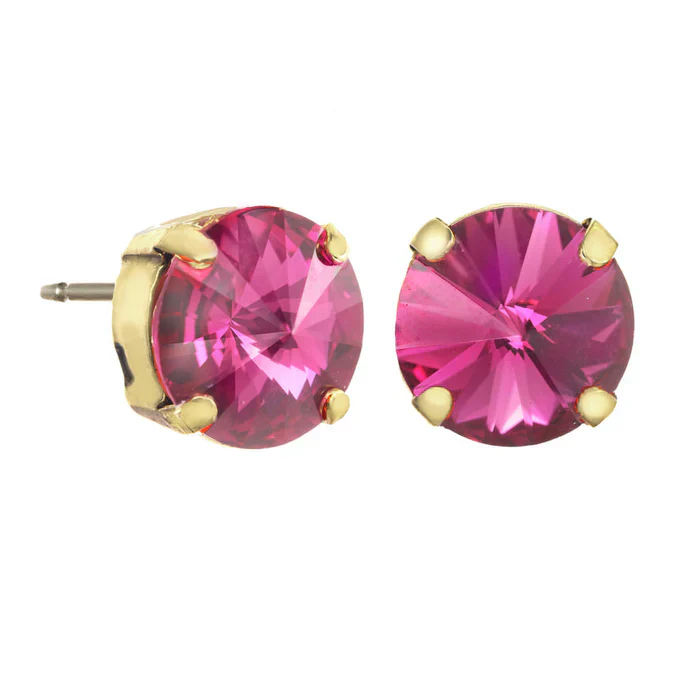 TRENTLY STUDS-FUCHSIA