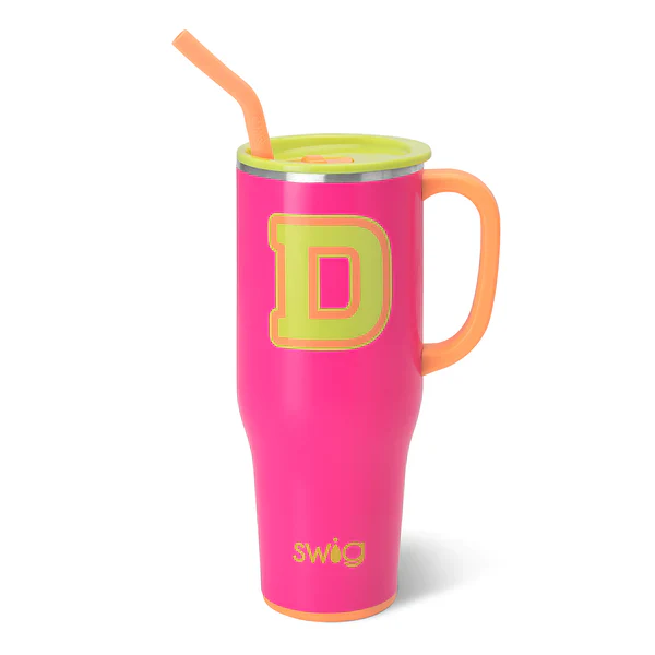 SWIG-INITIAL MEGA MUG TUMBLER (40oz)