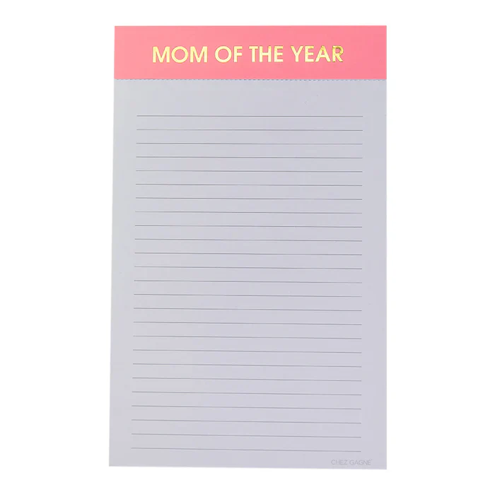 MOM OF THE YEAR NOTEPAD