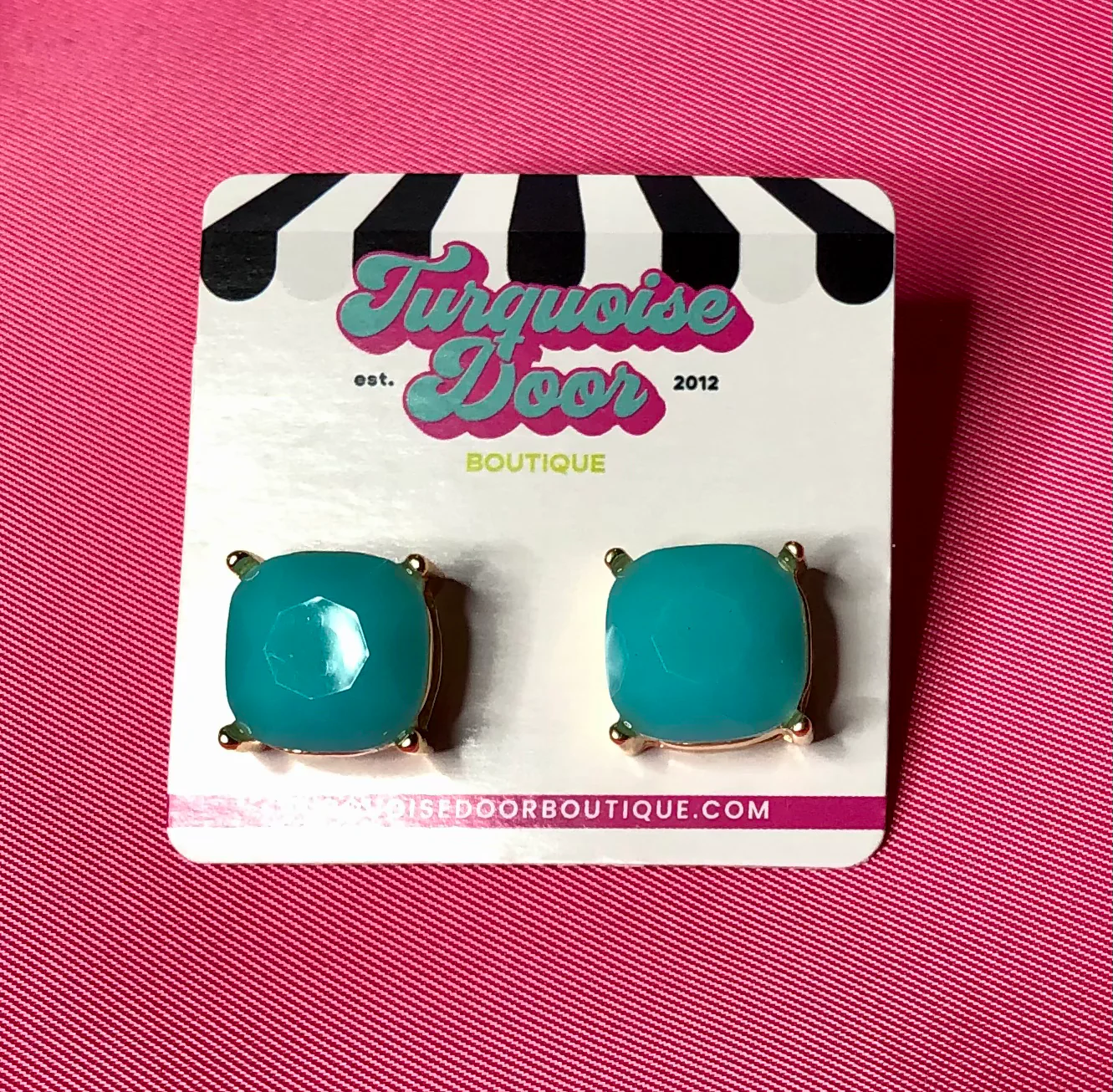 JEWEL STUDS-TURQUOISE