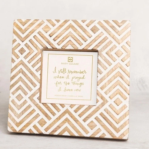 4X4 NATURAL GEOMETRIC FRAME