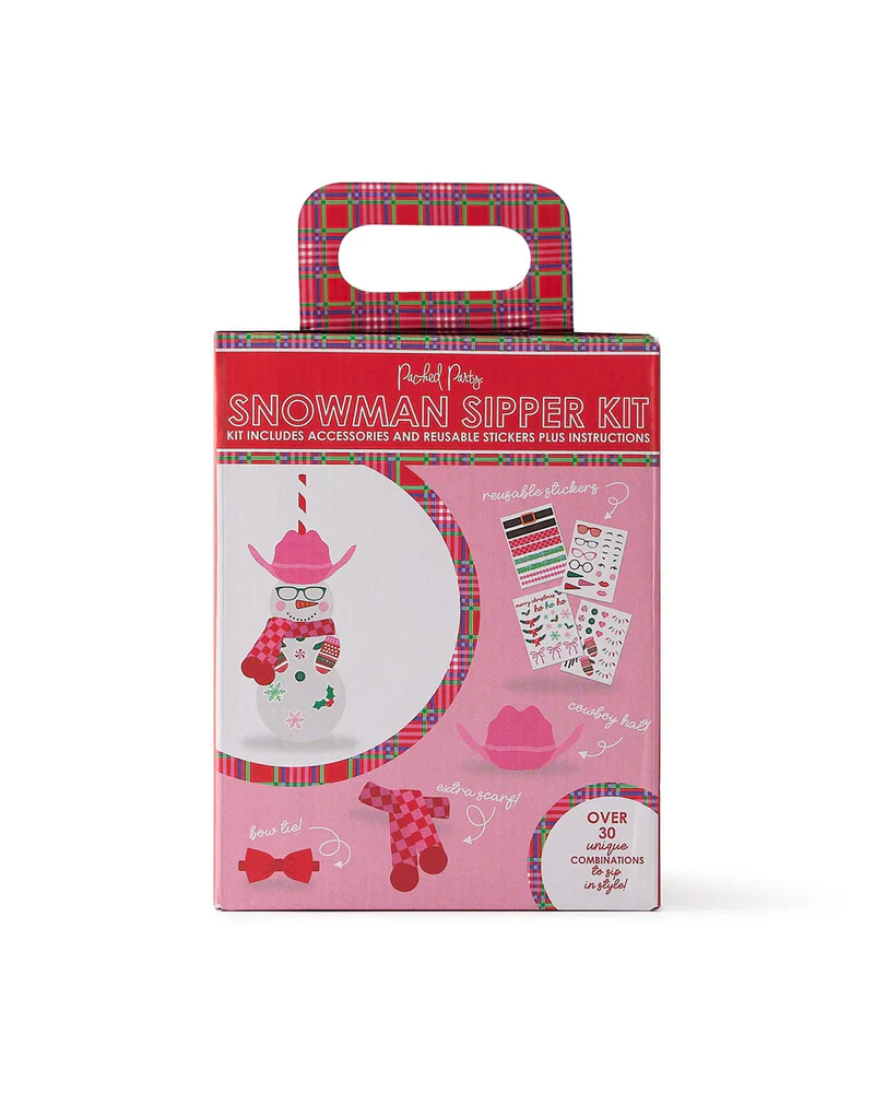 SNOWMAN SIPPER ACCESSORY BUNDLE