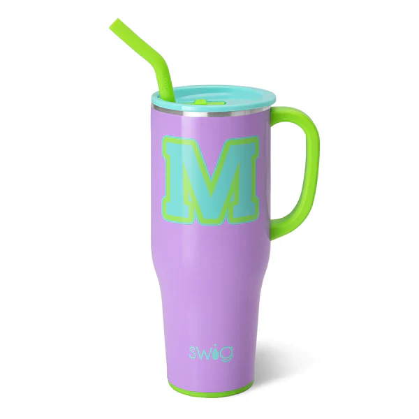 SWIG-INITIAL MEGA MUG TUMBLER (40oz)