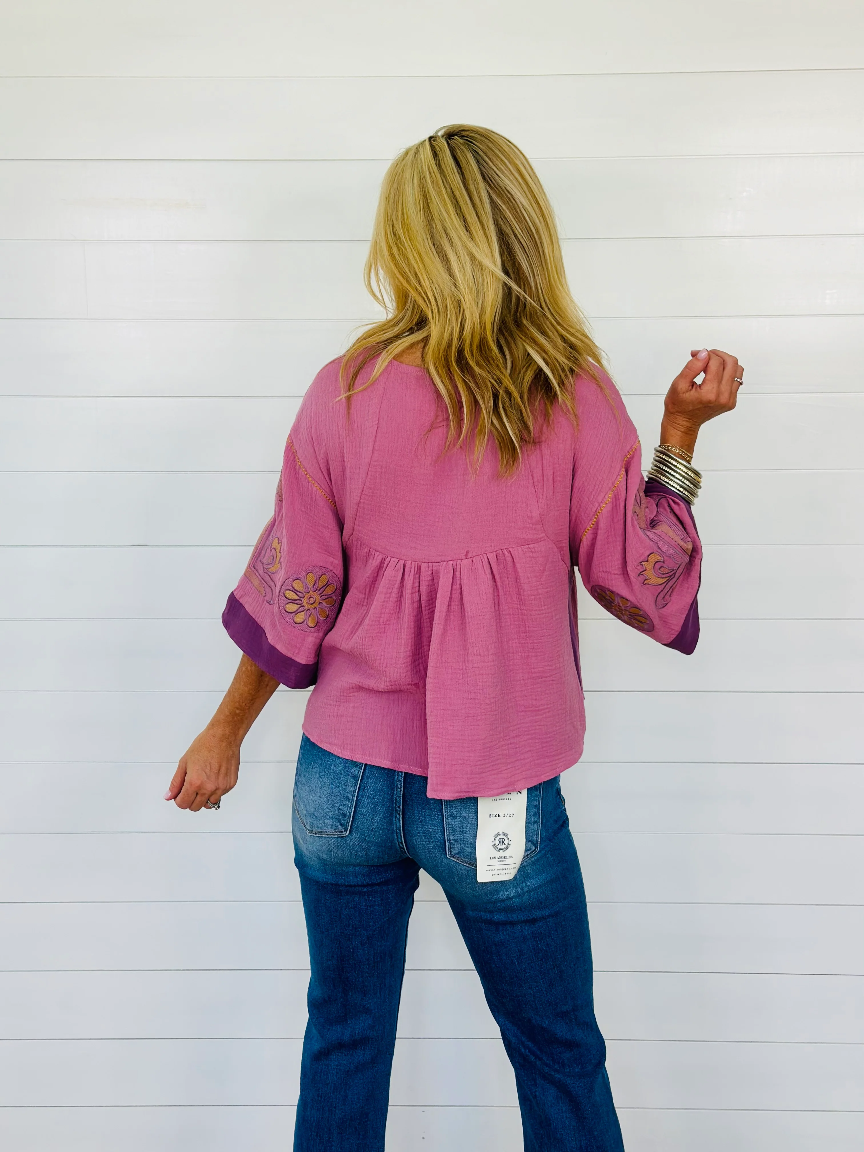 SERENITY TOP-PINK