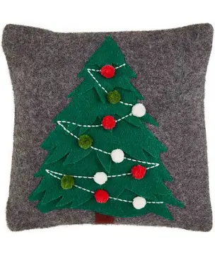 CHRISTMAS TREE MINI PILLOW
