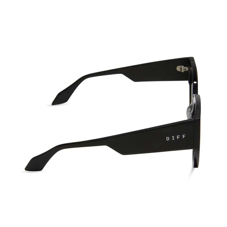 DIFF-IVY BLACK SMOKE CRYSTAL W/MATTE BLACK GREY POLARIZED