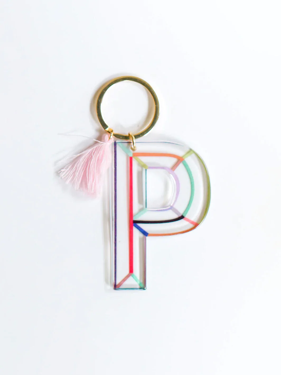 INITIAL KEYCHAIN-P