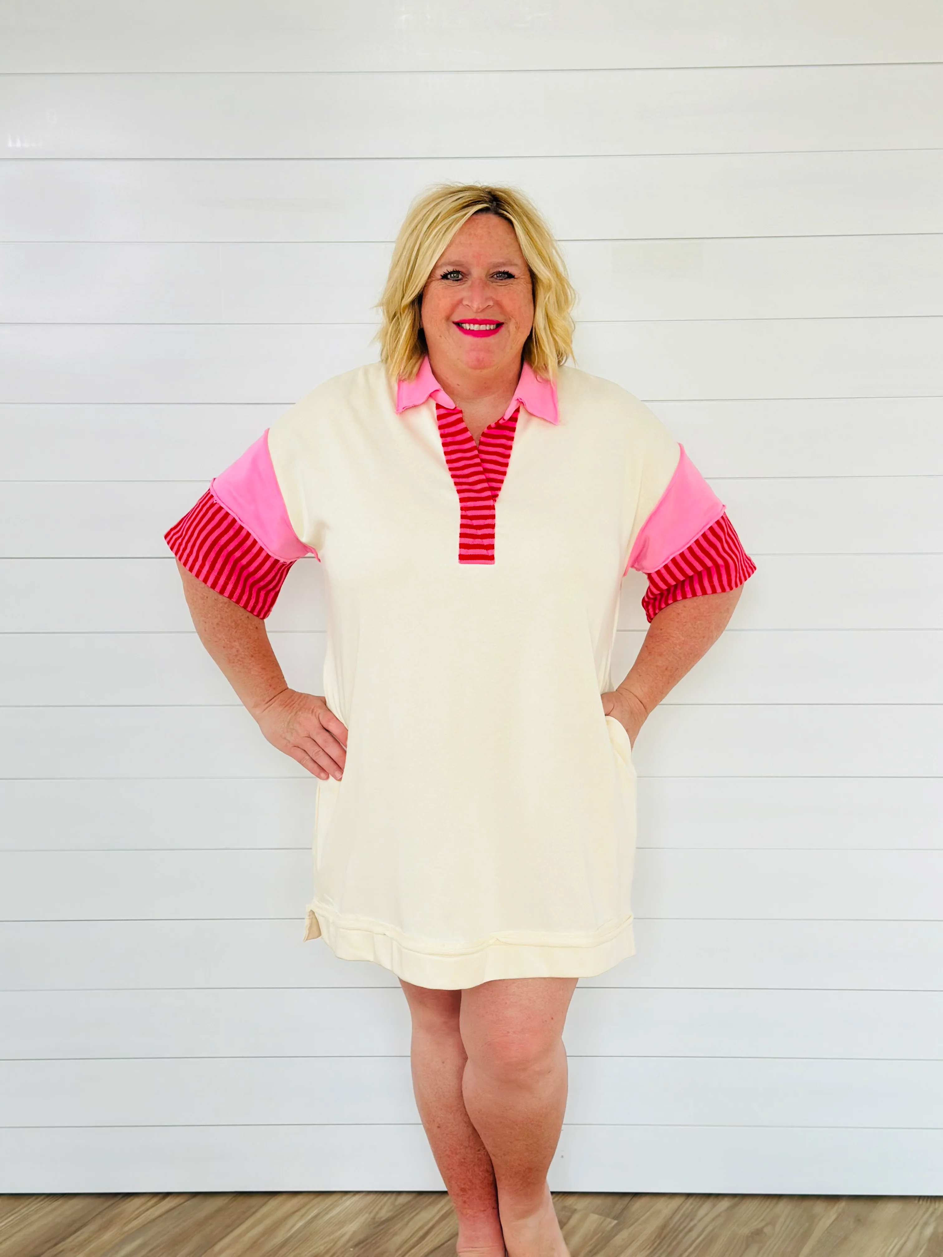 SARA SHIRT DRESS-PLUS