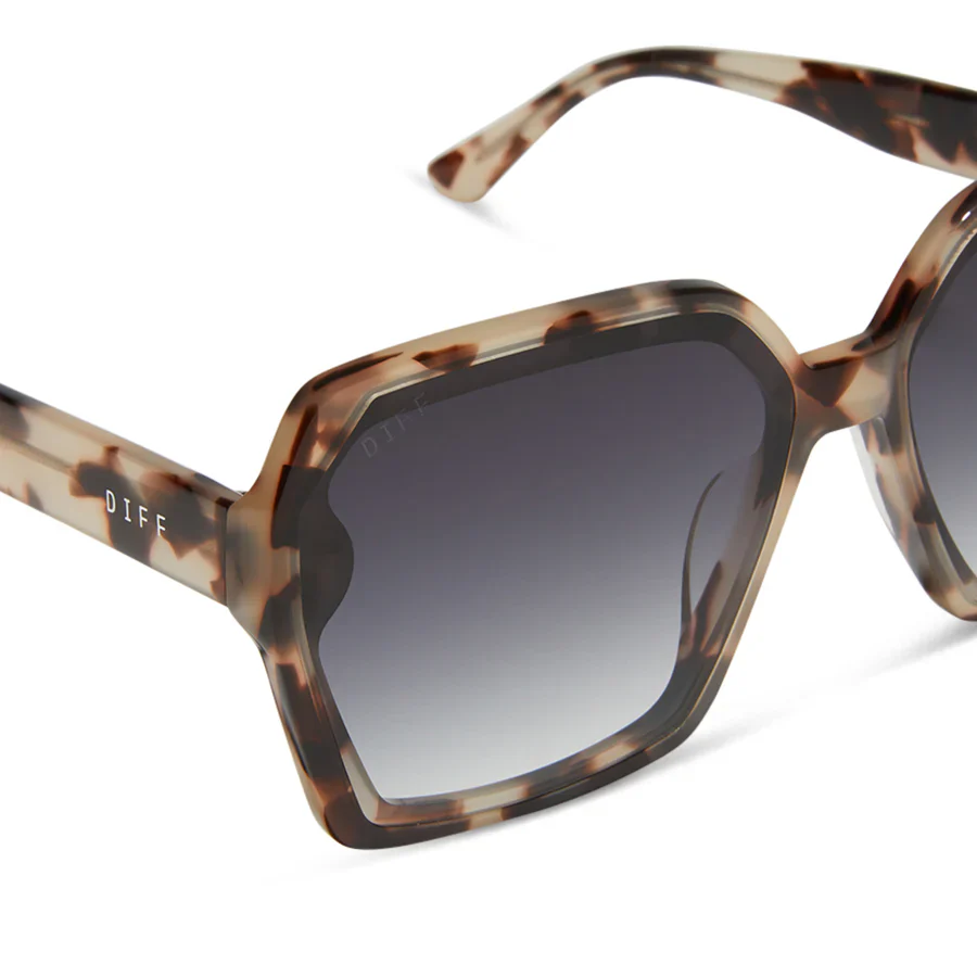 DIFF-PRESLEY CREAM TORTOISE+GREY GRADIENT POLARIZED