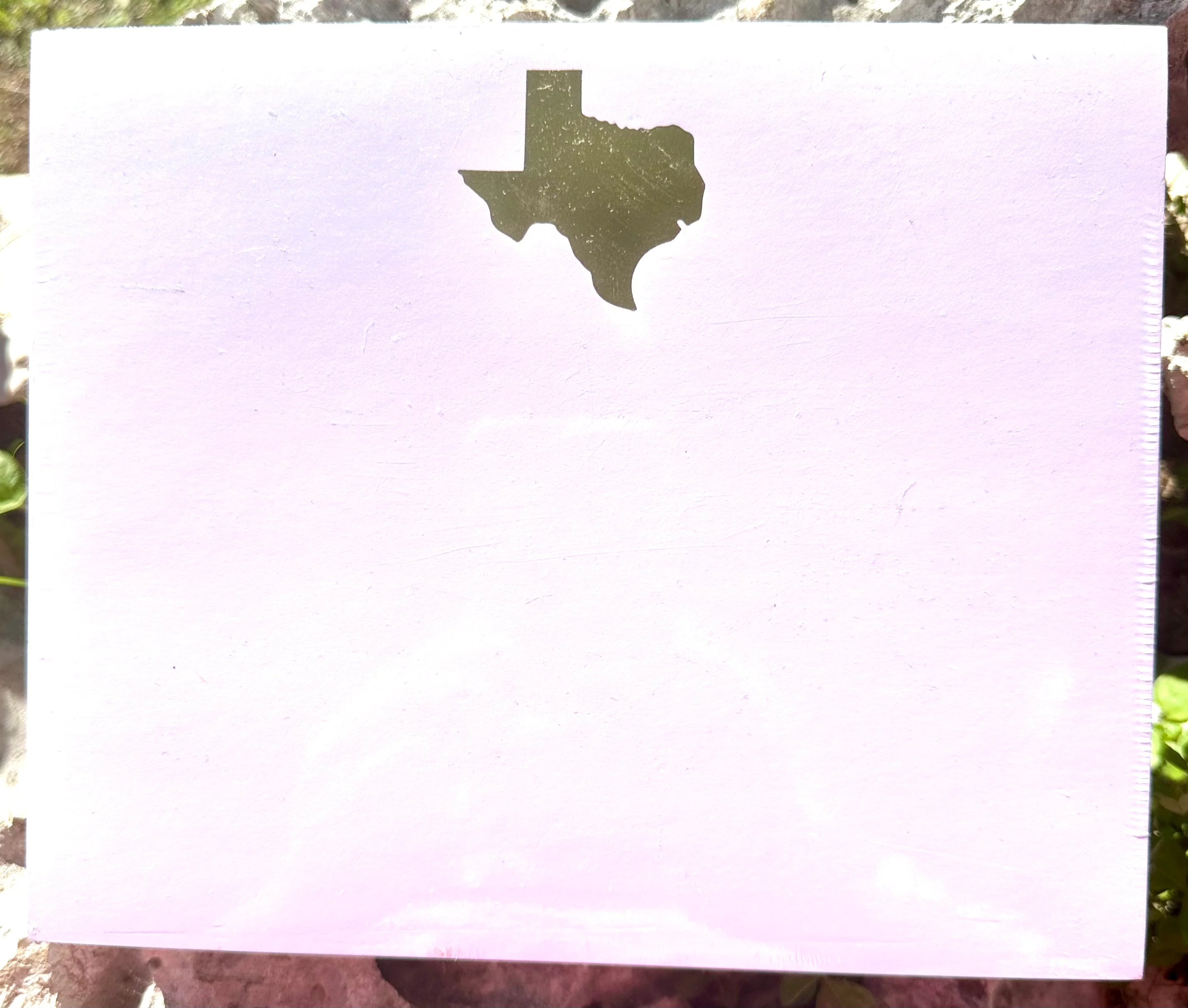 GOLD FOIL NOTEPAD-TEXAS