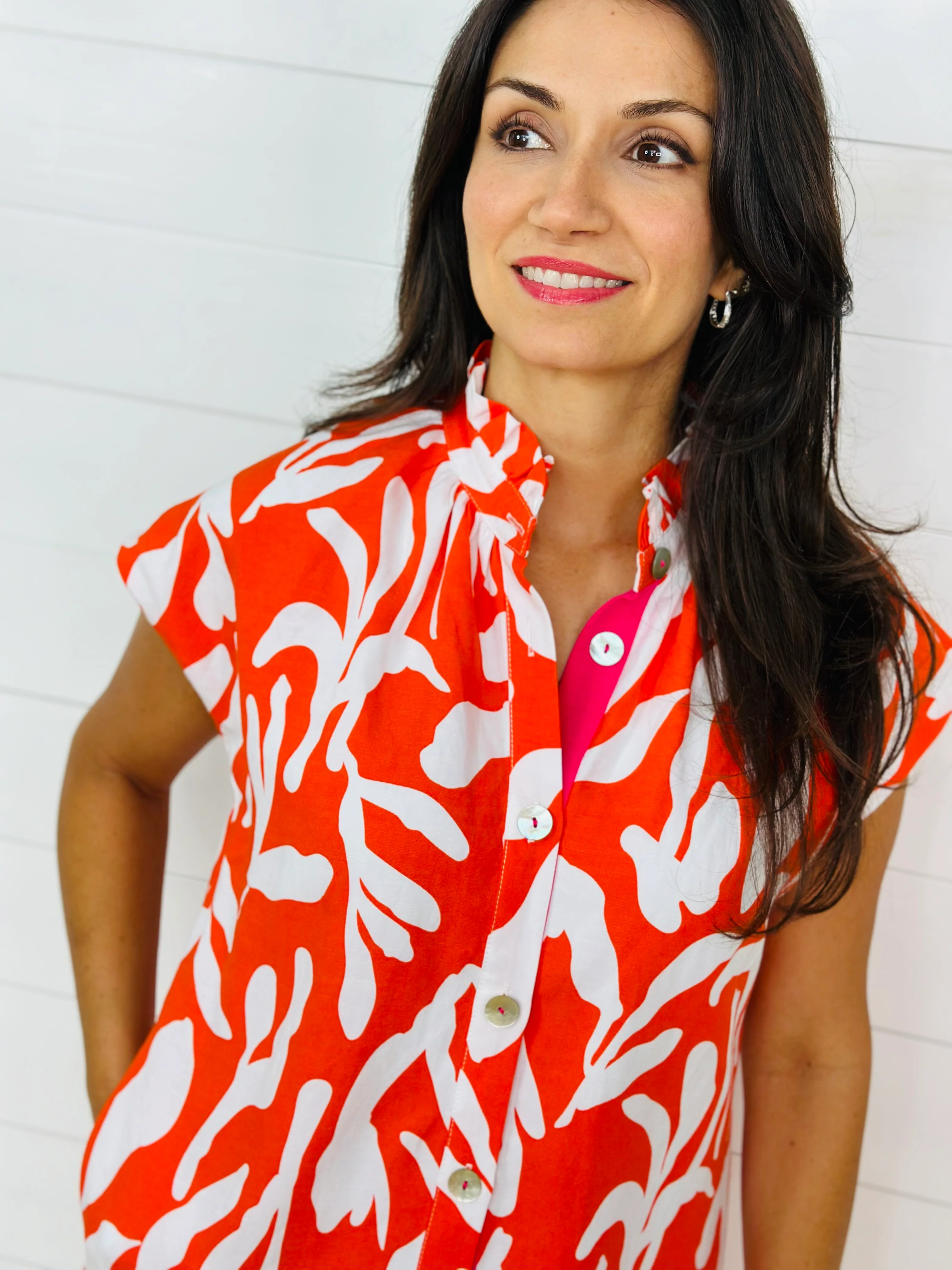 KATE DRESS-ORANGE