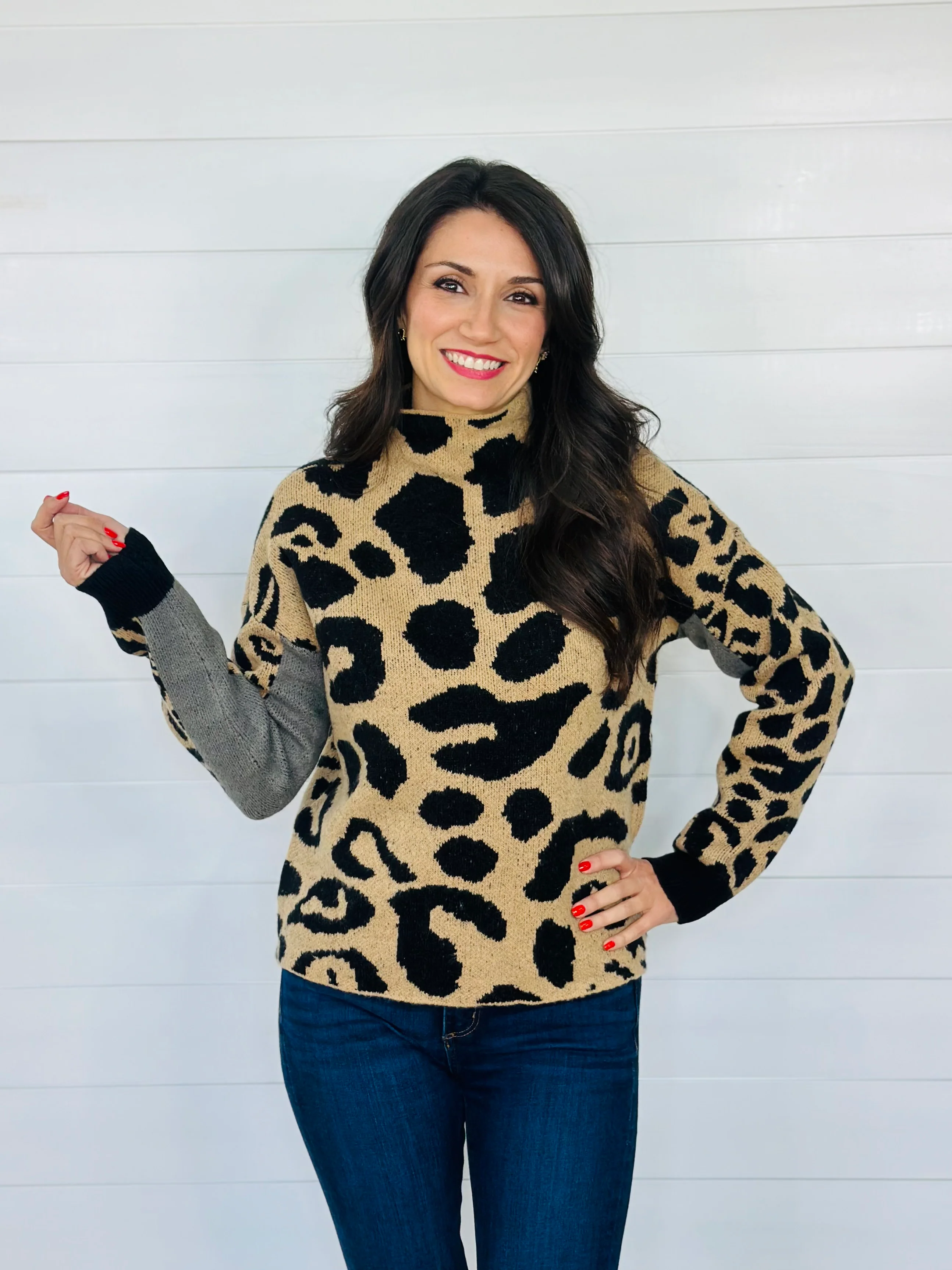 LOLA LEOPARD SWEATER