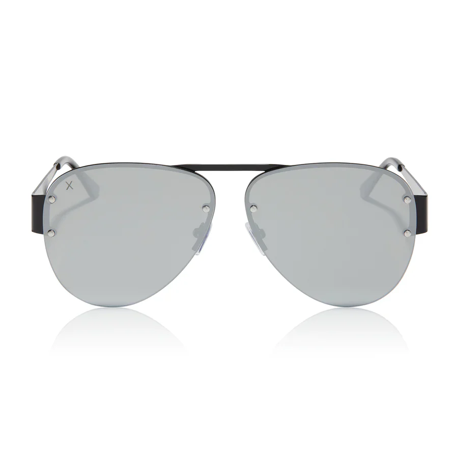 DIME-917 BLACK SHINY METAL FRAME/SILVER MIRROR