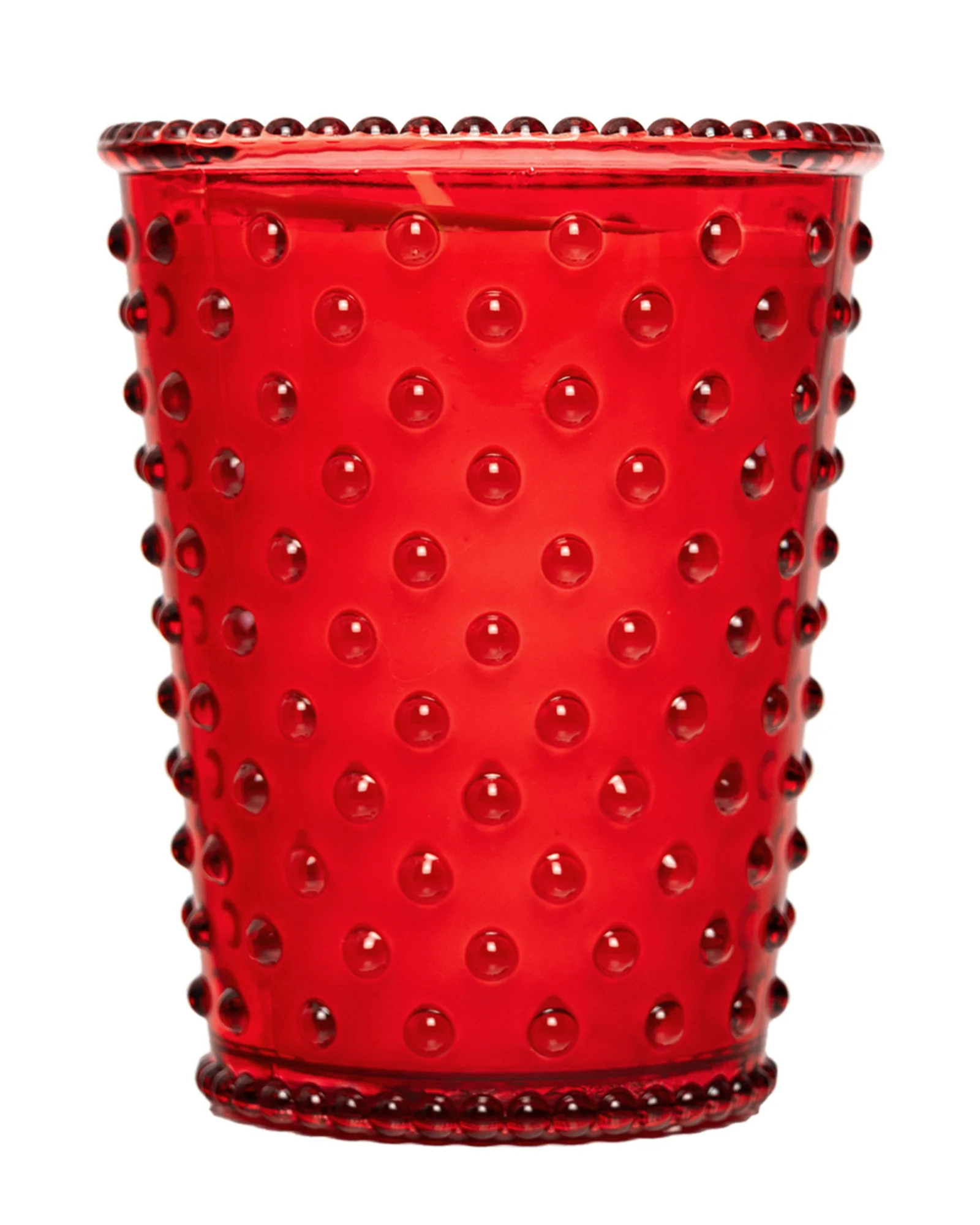 HOBNAIL CANDLE-STRAWBERRY TOMATO VINE