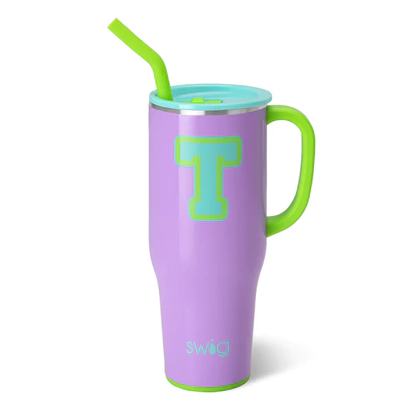 SWIG-INITIAL MEGA MUG TUMBLER (40oz)