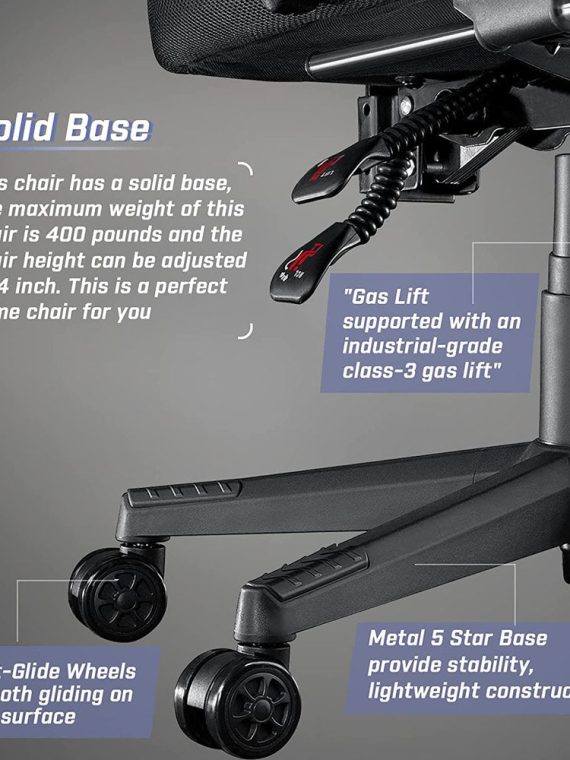 BOSSIN Gaming Chairs with Footrest, Big and Tall Gamer Chair with Headrest and Lumbar Support