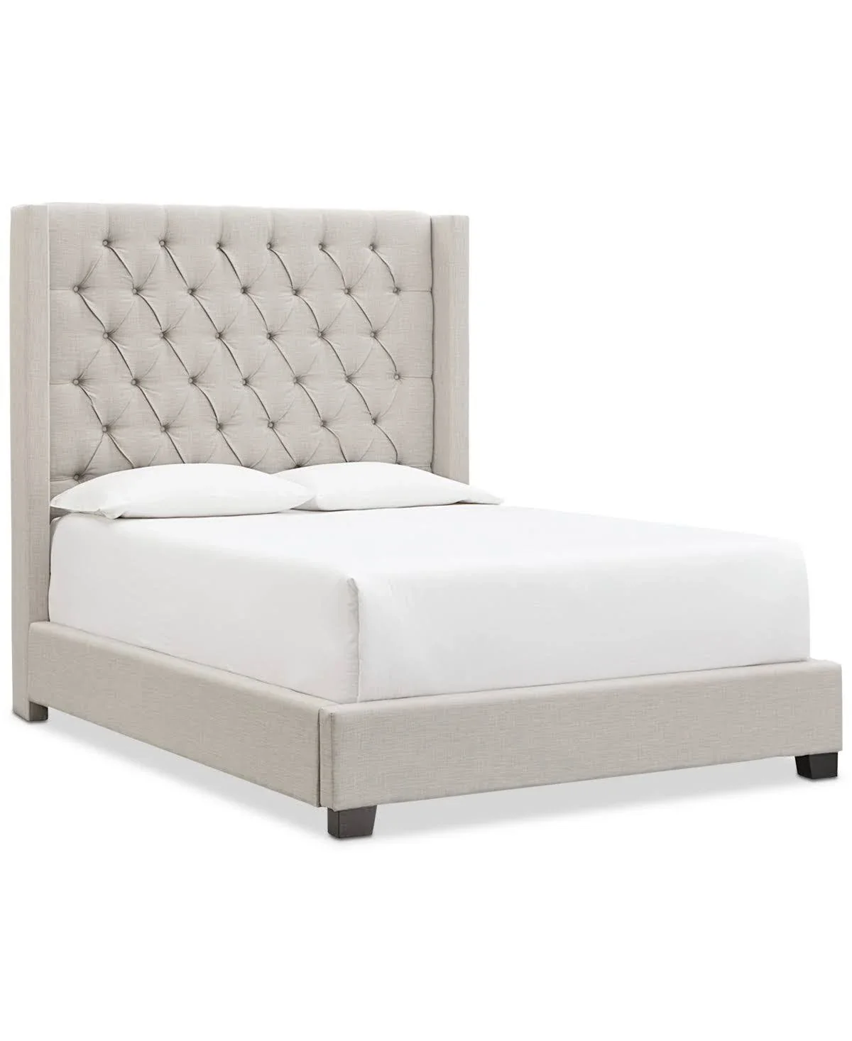 Monroe II Upholstered King Bed, Created for Macy's - Grey