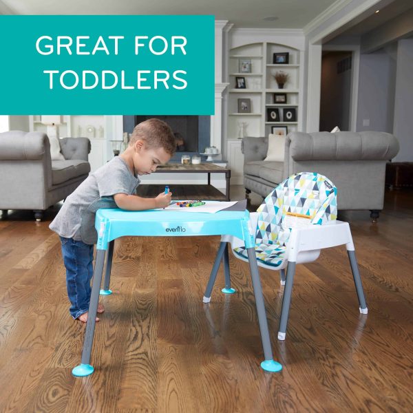 4-in-1 Eat   Grow Convertible High Chair, Polyester