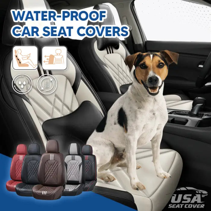 2023 Full Set Universal Breathable Waterproof Vehicle Leather Cover for Cars, SUV