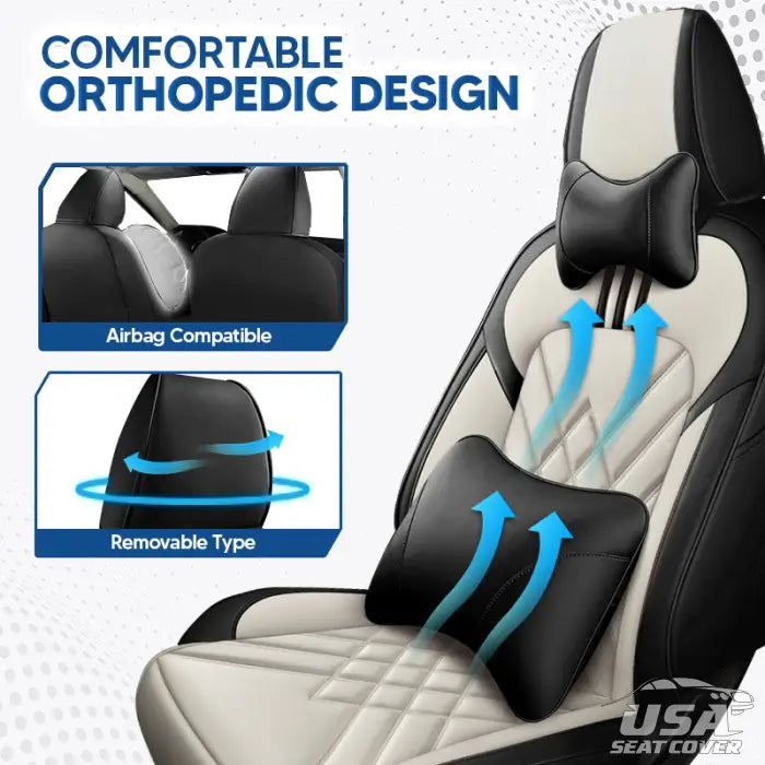 2023 Full Set Universal Breathable Waterproof Vehicle Leather Cover for Cars, SUV