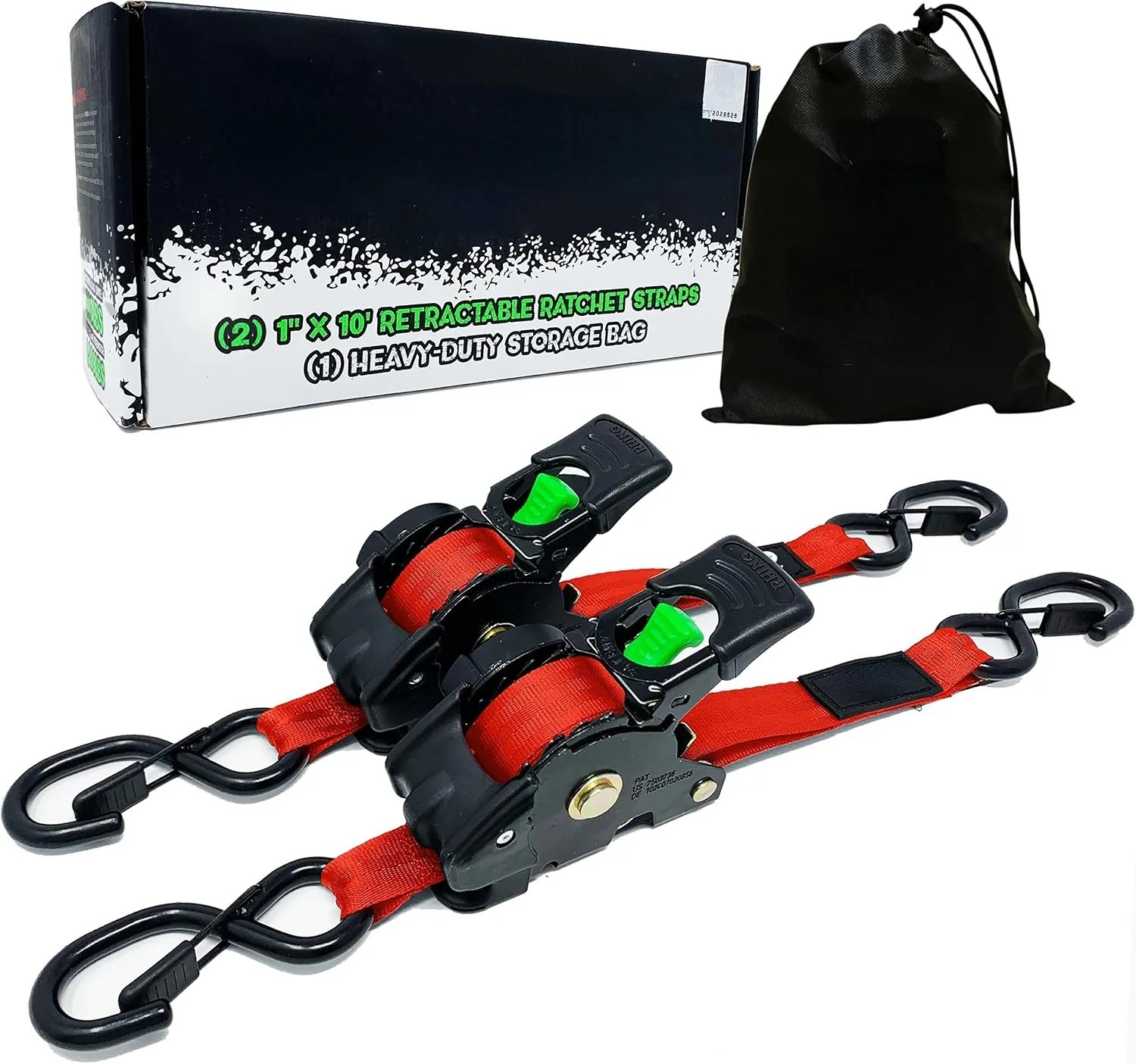Retractable ratchet Tie down Band - guaranteed maximum breaking strength!