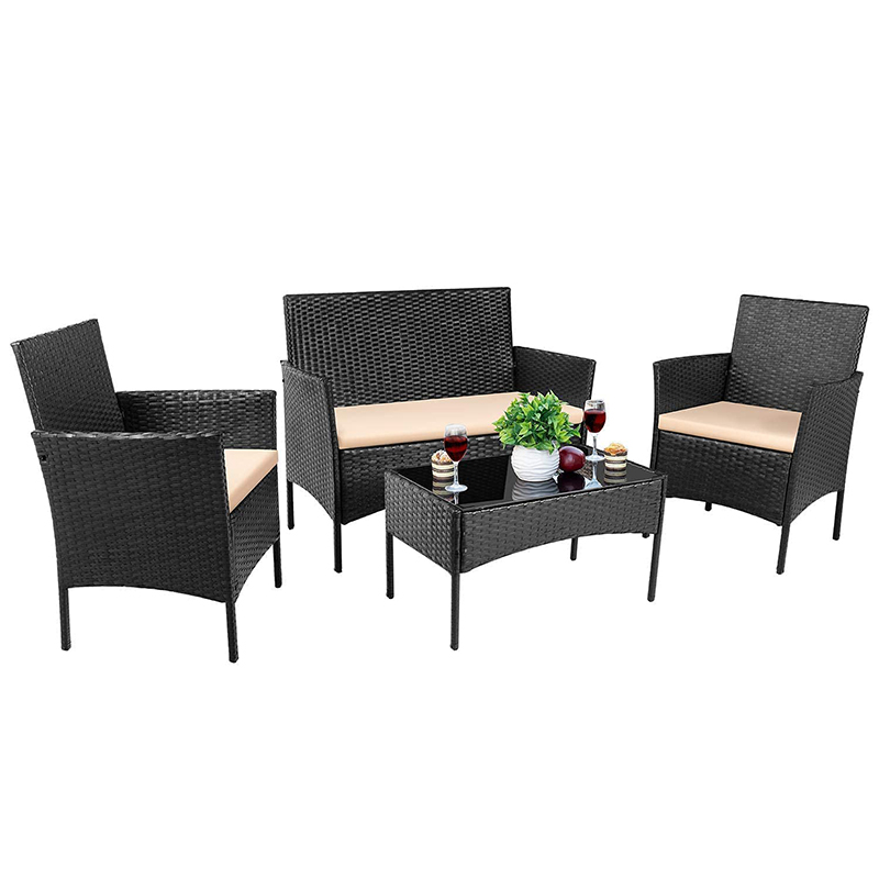 4 Pieces Outdoor Patio Furniture Set
