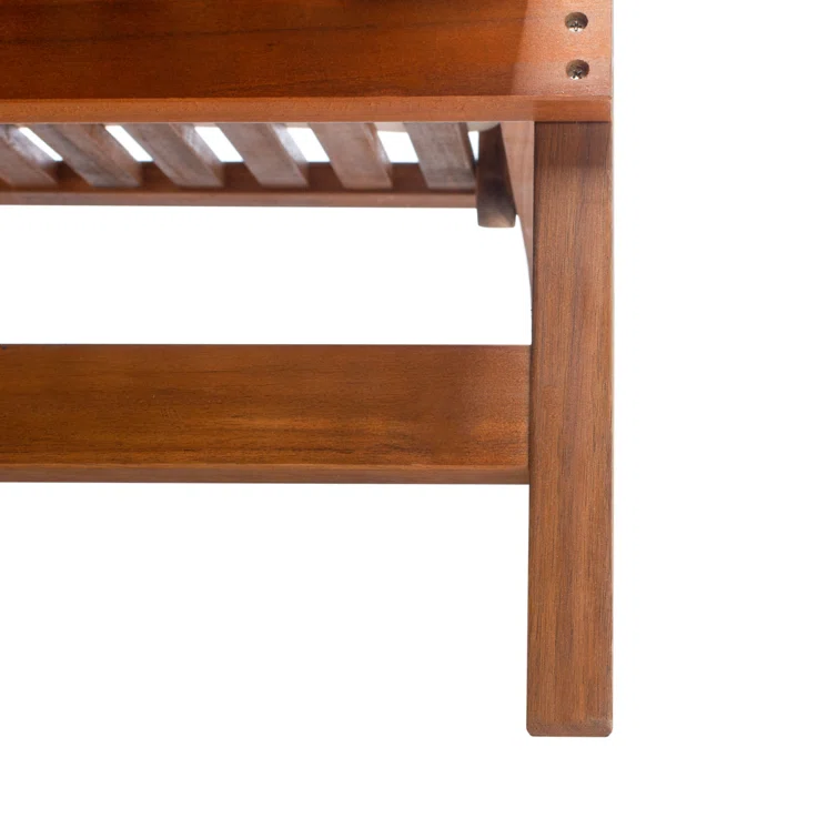 Barksdale Outdoor Acacia Chaise Lounge