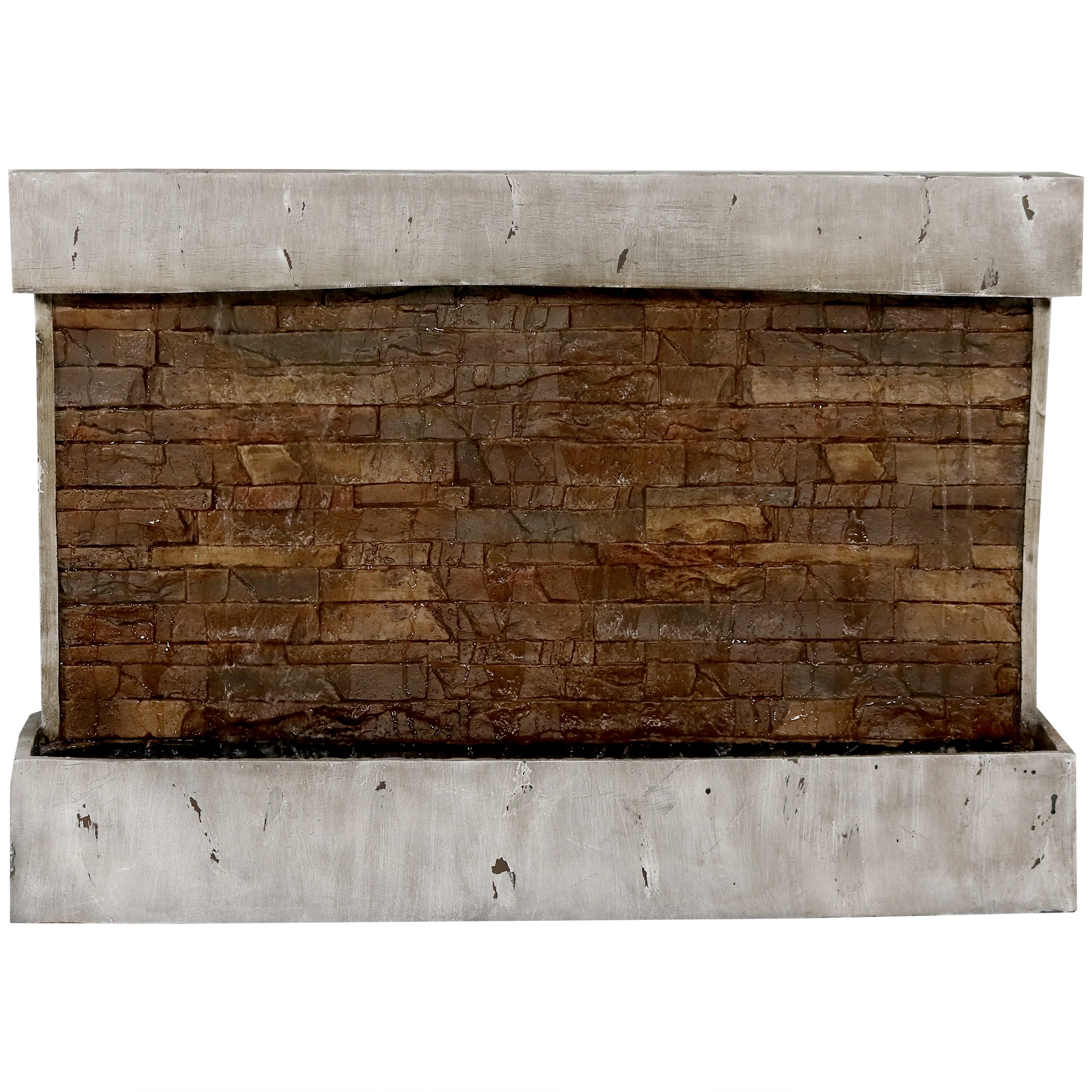 Sunnydaze Ancient Outdoor Waterfall Fountain - 24