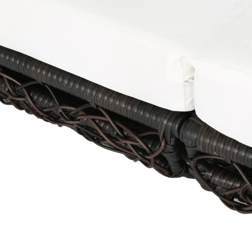 Lavina 91.25'' Wicker Outdoor Patio Daybed