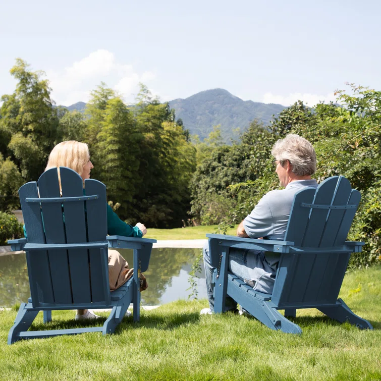 High Density Polyethylene Folding Adirondack Chair