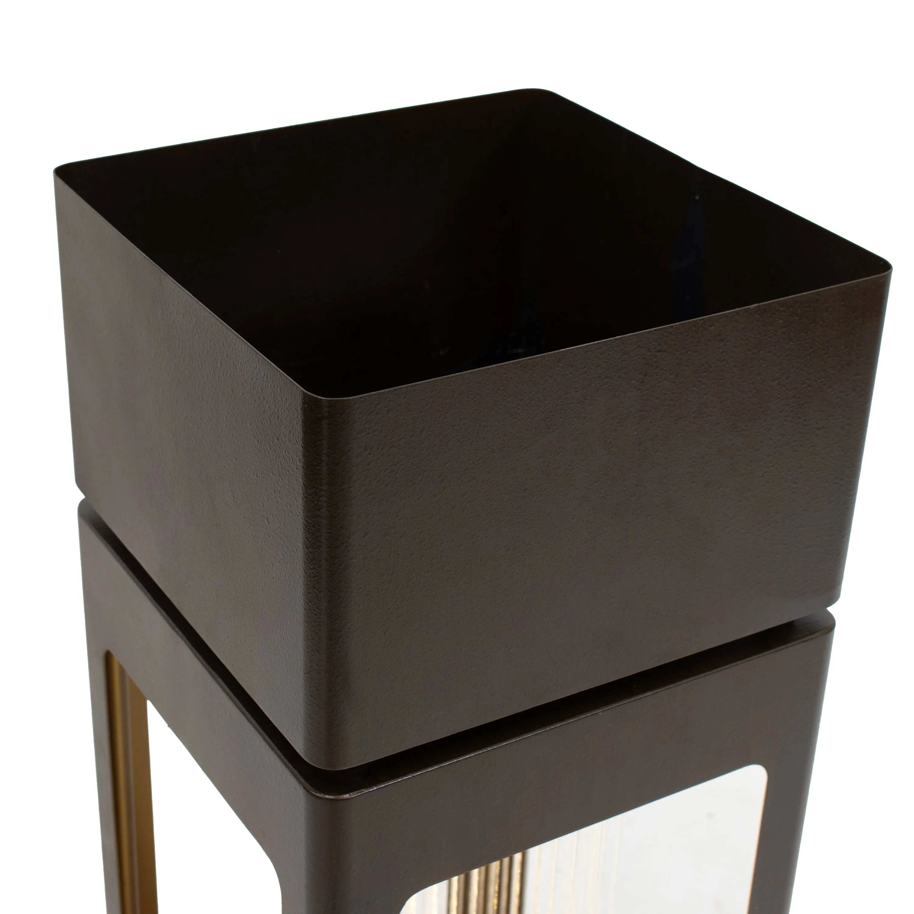 Sunnydaze Serene Showers Outdoor Water Fountain with Lights - 36