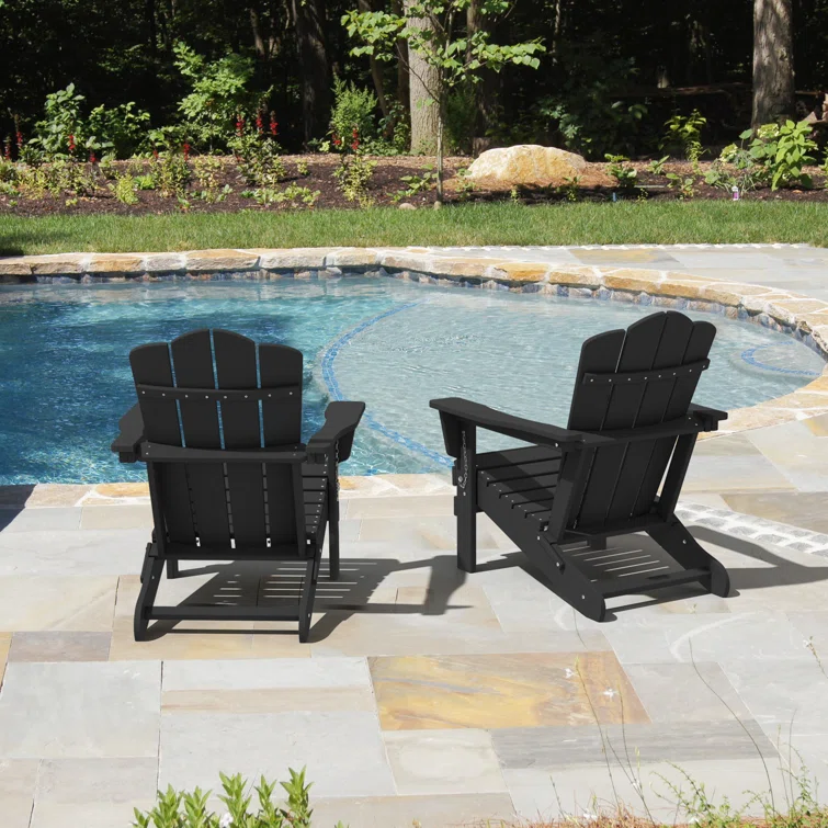 High Density Polyethylene Folding Adirondack Chair