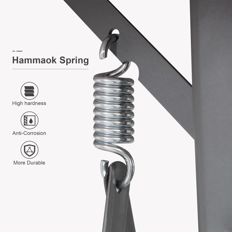 Purple Leaf Porch Swing with Adjustable Tilt Canopy and Cushions and Pillow Included