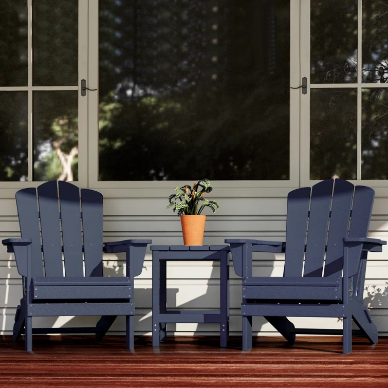 High Density Polyethylene Folding Adirondack Chair