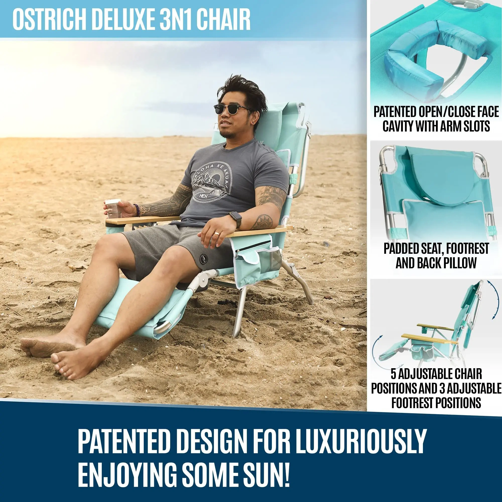 💝Buy 1 Get 1 Free✨Ostrich 3-in-1 Lounge Chair