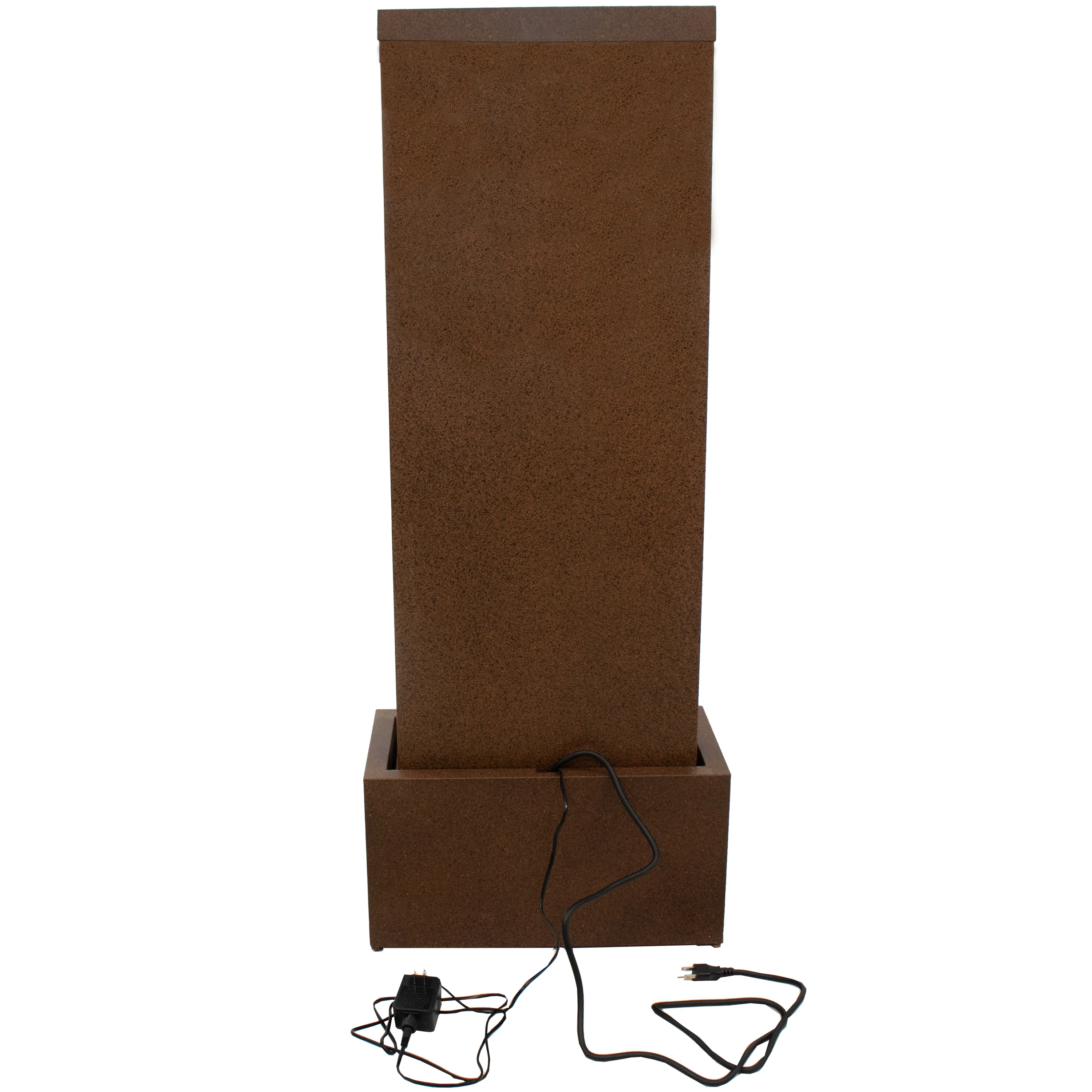 Sunnydaze Wisteria Vines Outdoor Water Fountain with Lights - 47.25