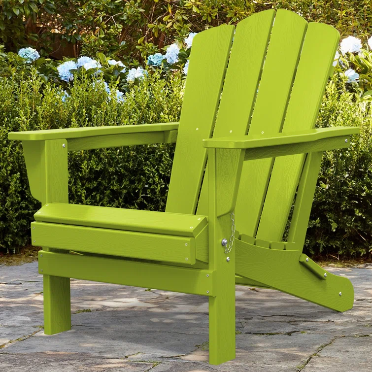 High Density Polyethylene Folding Adirondack Chair