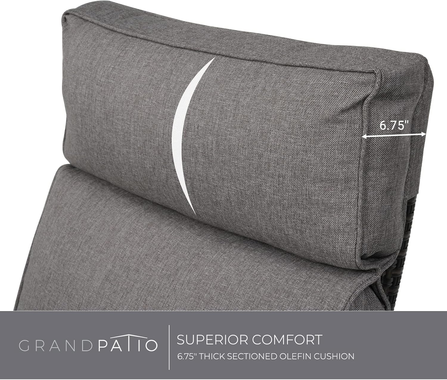 Outdoor Waterproof Recliner (with Flip Table and Cushion)