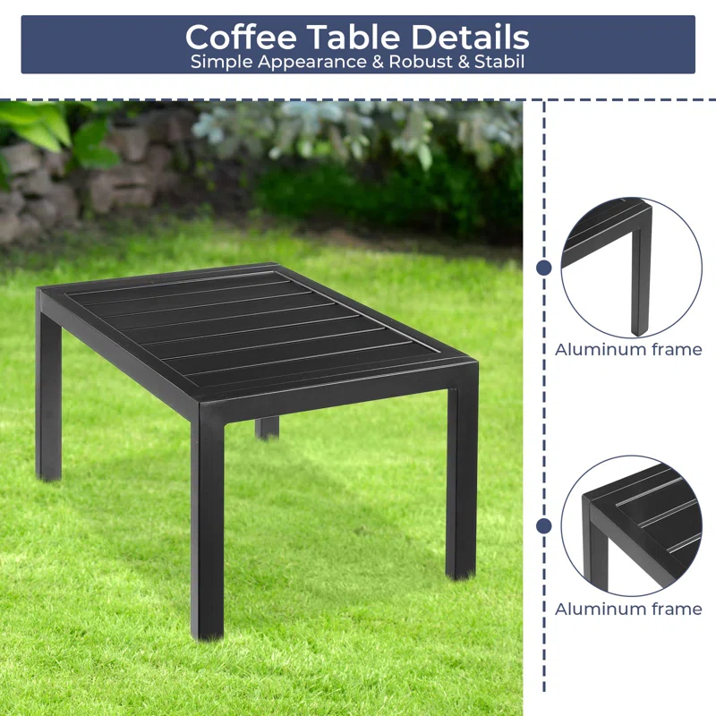 3 pcs Poolchairs Patio Chaise Lounge Set with Headrest, 5-Level Adjustable Sunbathing Tanning Poolside Recliner Chairs with Side Table for Outdoor Beach