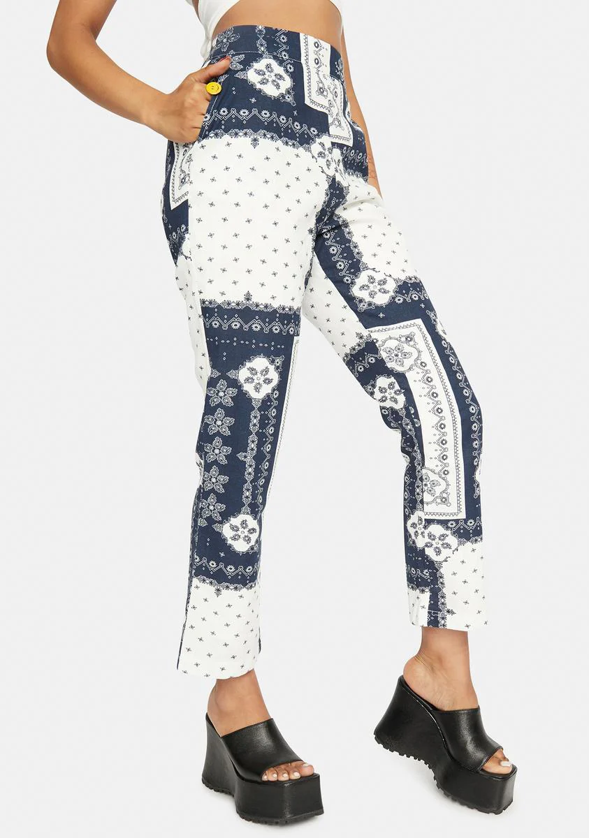 Navy Multi Pants