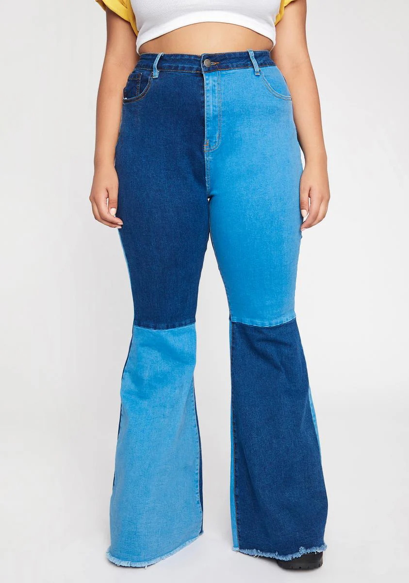 Plus Dreams Don't Die Flare Jeans