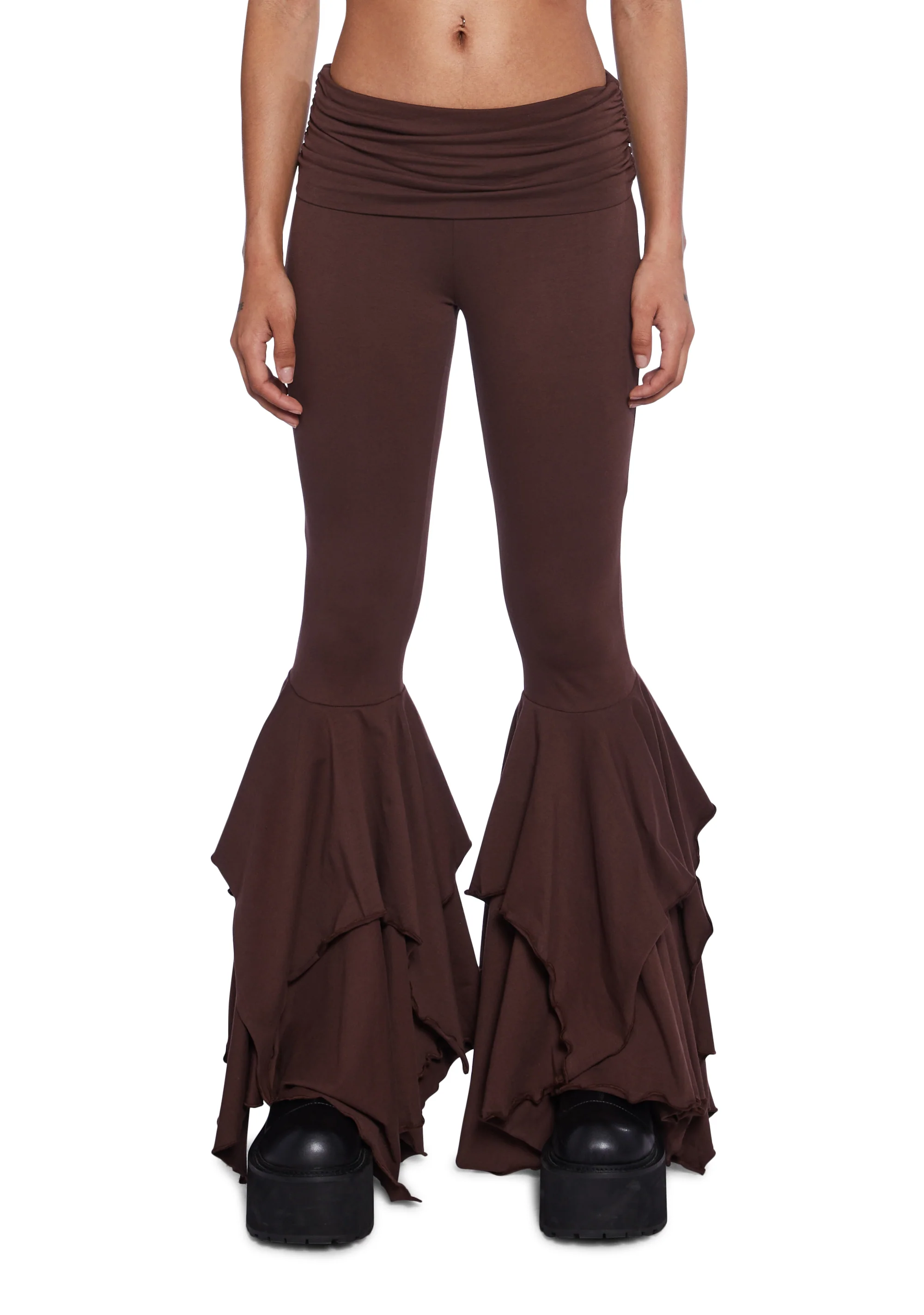 F Is For Fairies™ Flare Pants - Brown