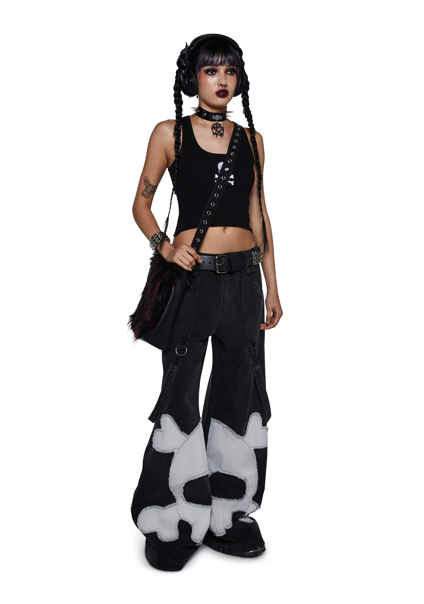 Ghostly Gauntlet Wide Leg Pants
