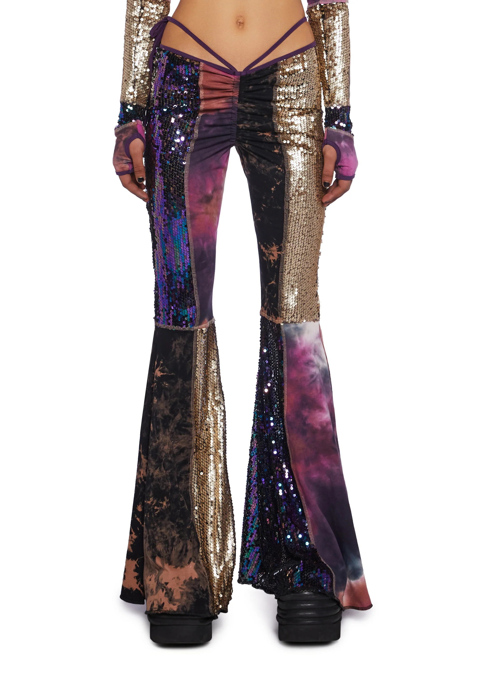 Clear Curiosity Flare Pants