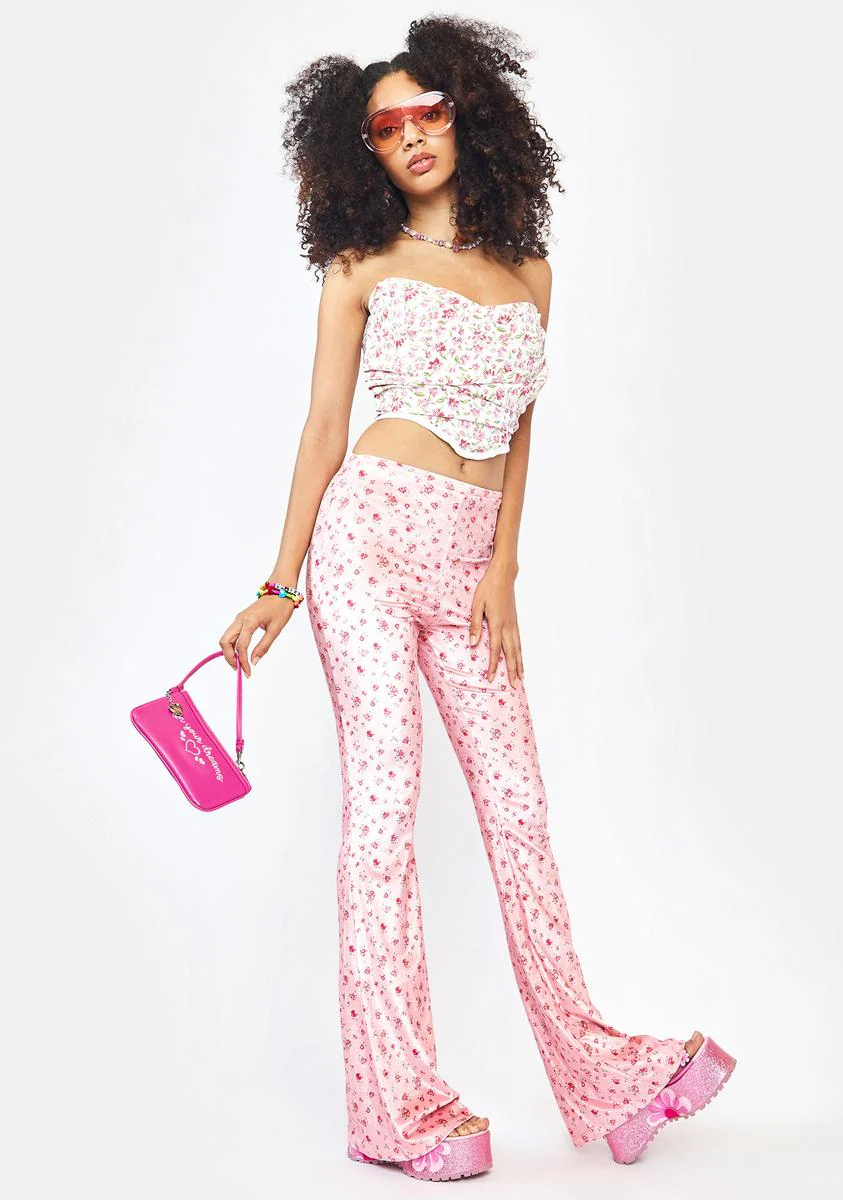 Becky Velvet Flare Pants