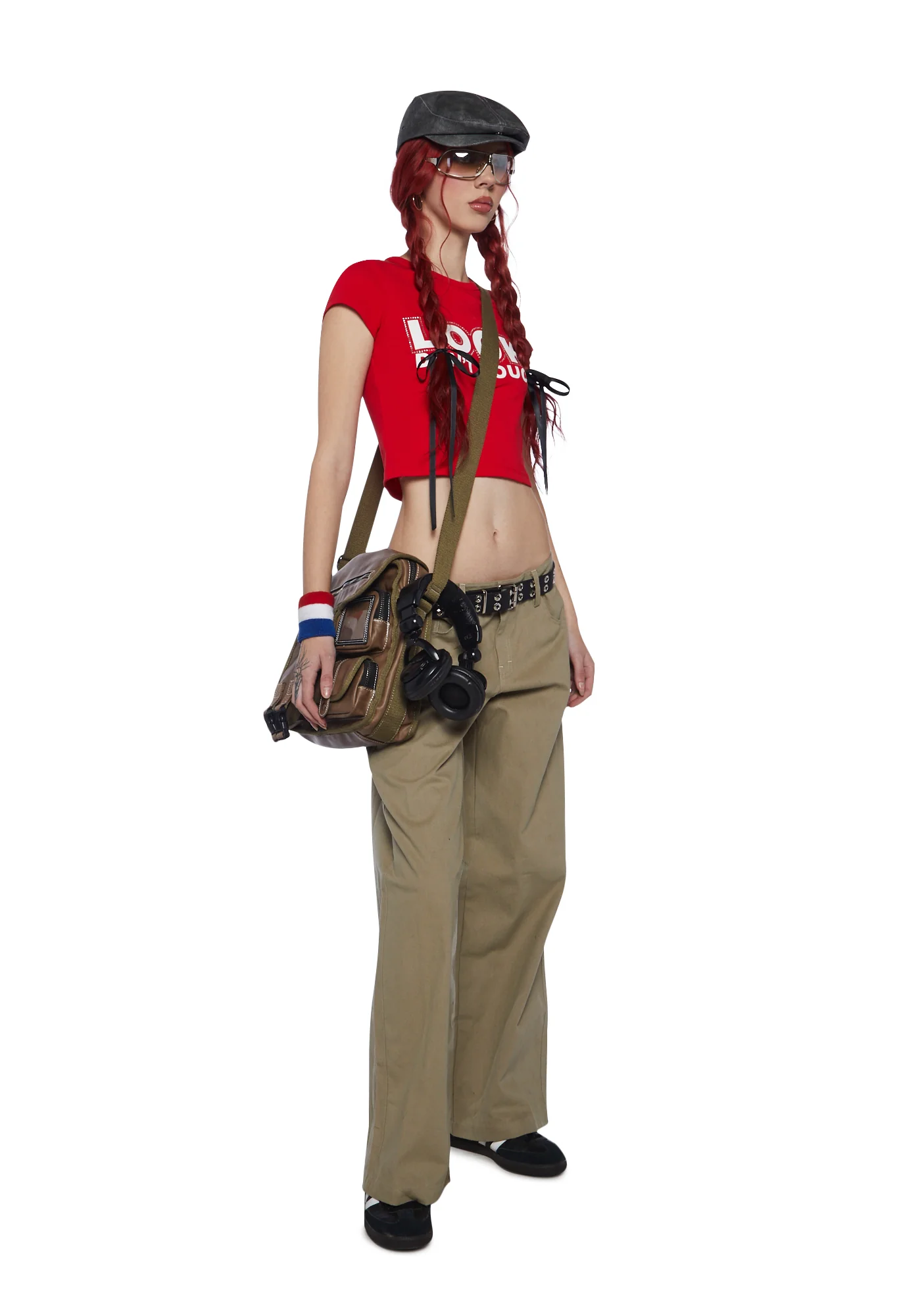 Roomy Wide Leg Trousers