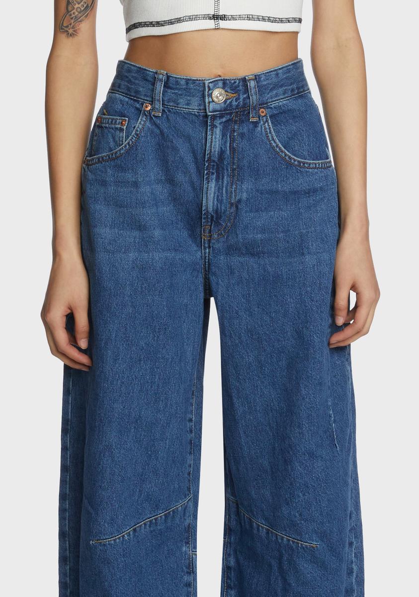 Tinted Logan Cinch Back Boyfriend Jeans