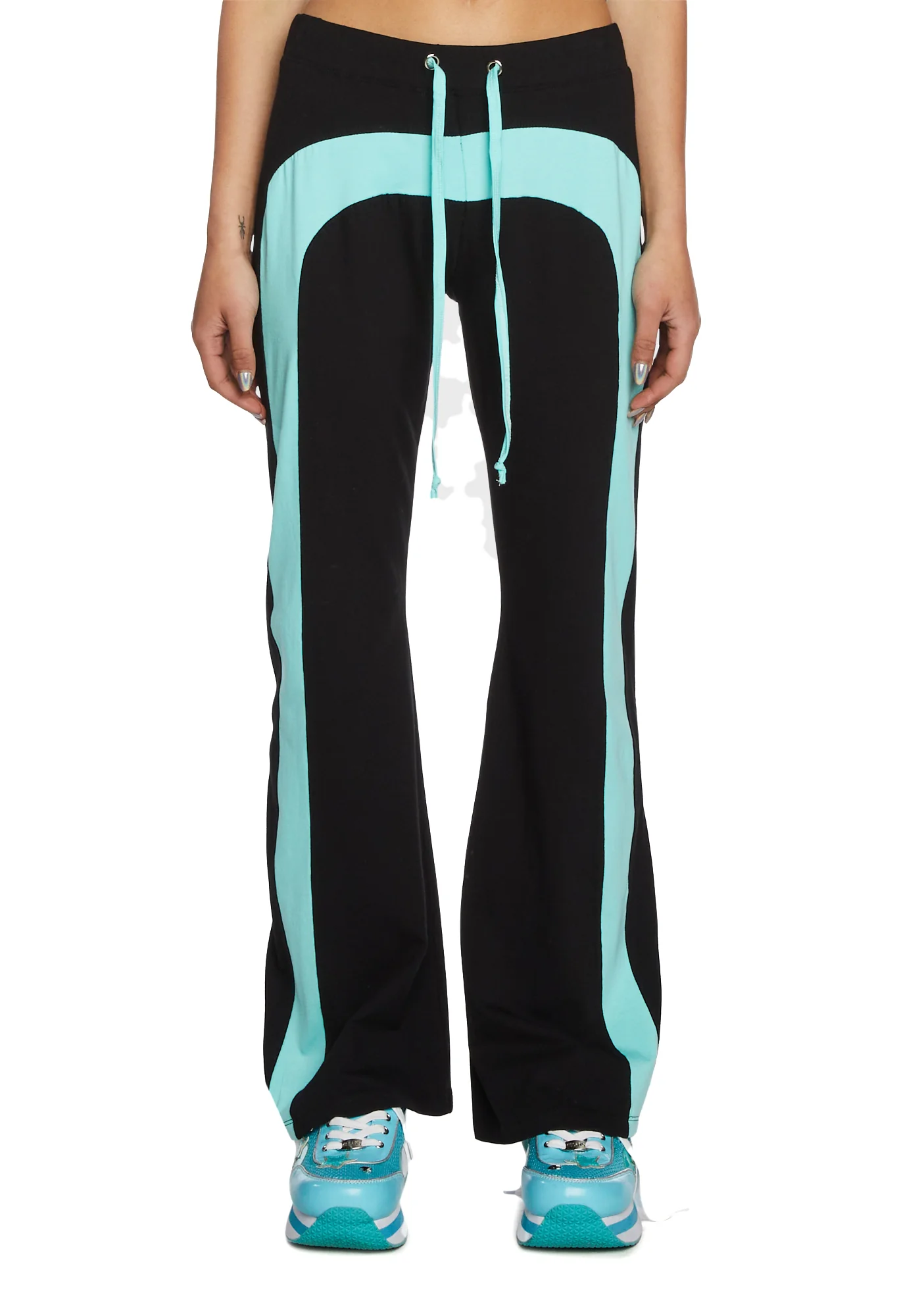 Catching Flights Track Pants - Blue/Black