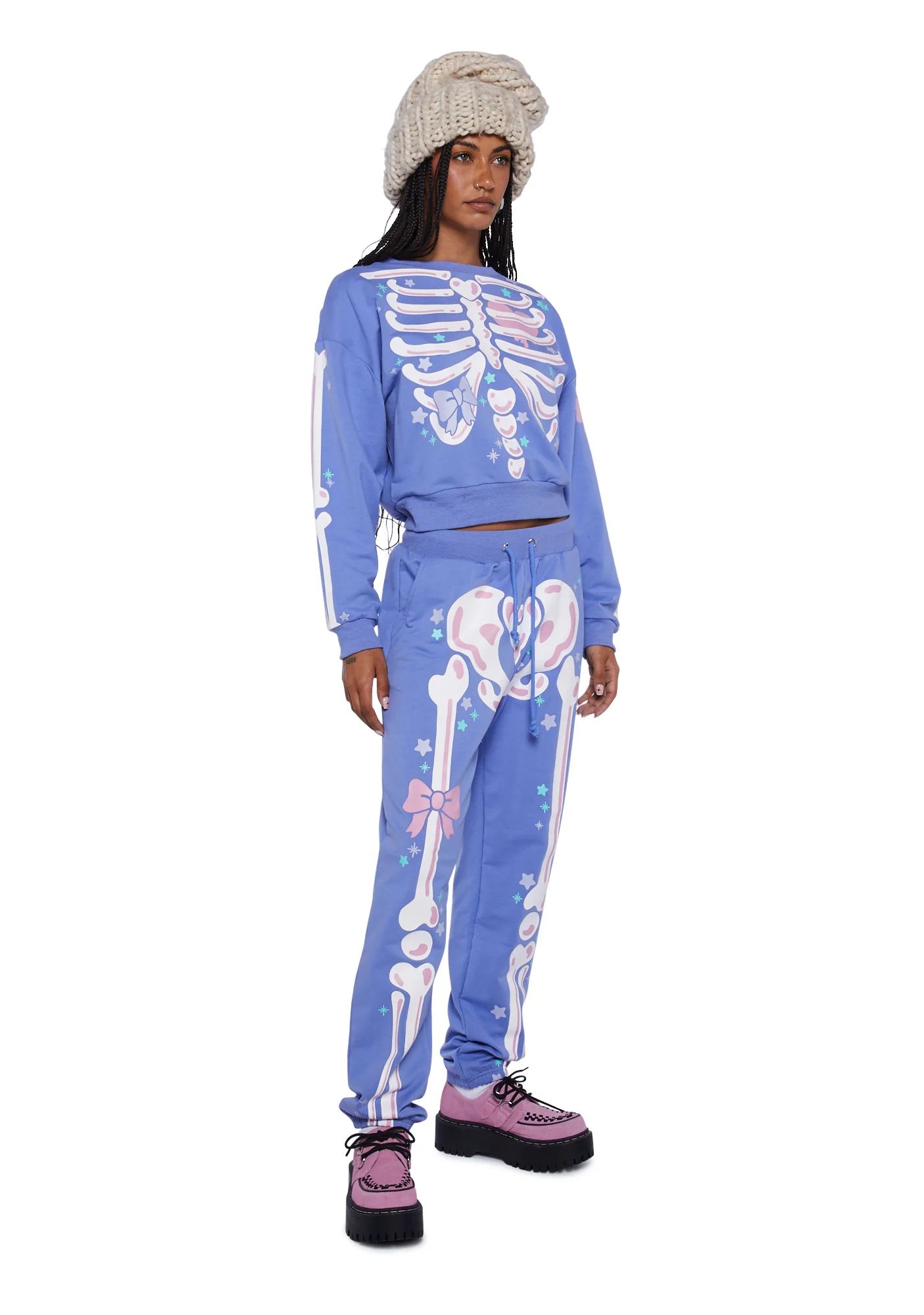 Lavender Rattle My Bones Sweatpants