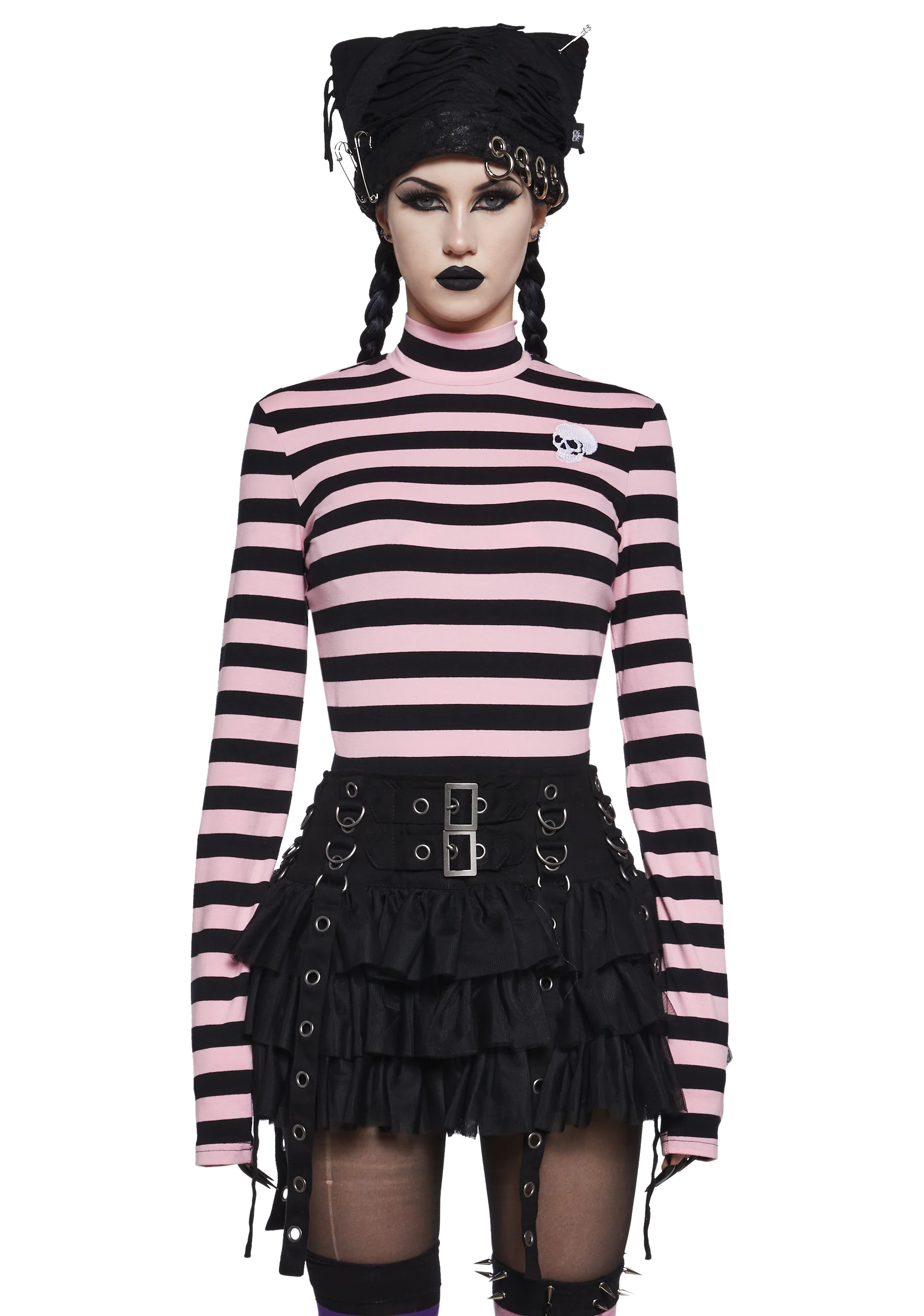 Never Meant To Be Mock Neck Top - Pink